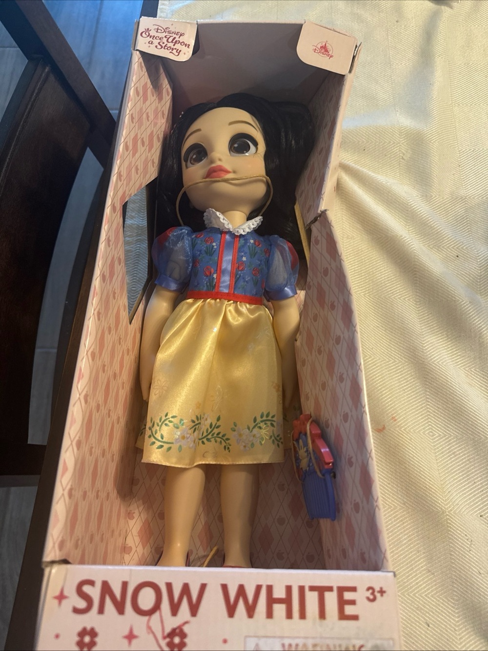 Disney Snow White Doll in Blue Bodice & Yellow Skirt